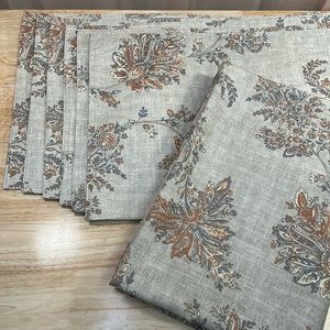 Floral Tablecloth 60 x 82 & 6 Placemats